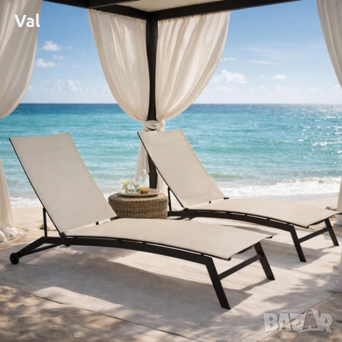Шезлонг с регулируема облегалка - стил и гарантиран комфорт, снимка 15 - Градински мебели, декорация  - 53842975