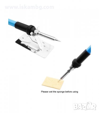 КОМПЛЕКТ ЕЛ. ПОЯЛНИК С АКСЕСОАРИ В КУФАР ЗА СЪХРАНЕНИЕ - код 1745, снимка 5 - Поялници и запояване - 33987144