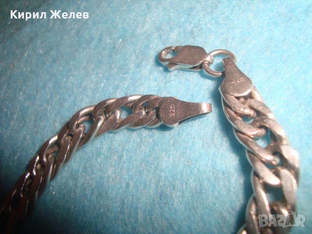 СРЕБЪРНА ГРИВНА СРЕБРО 925 КЛАСИЧЕСКА ЗДРАВА ПЛЕТКА 25886, снимка 10 - Гривни - 35701704