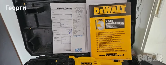 акумулаторен безчетков перфоратор DeWalt DCH133, снимка 2 - Перфоратори - 56270827