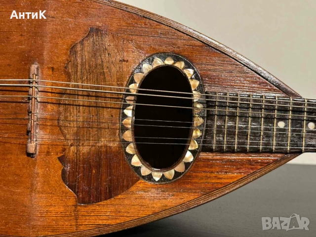 Стара Италианска Мандолина, снимка 4 - Струнни инструменти - 52917630