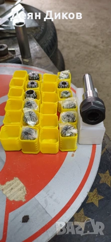 Цангодържач с цанги 