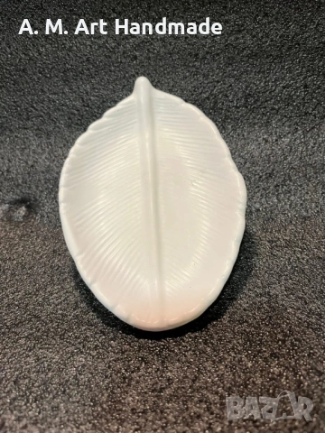 🌿 Дизайнерска Сапунерка „Листо“ – Природа в Банята 🍃, снимка 3 - Декорация за дома - 53384998