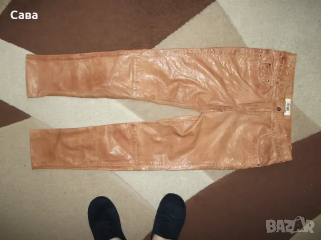 Кожен панталон RICANO  дамски,Л, снимка 3 - Панталони - 49339740