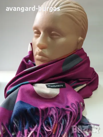 Дамски кашмирен шал, свежи цветове- 161