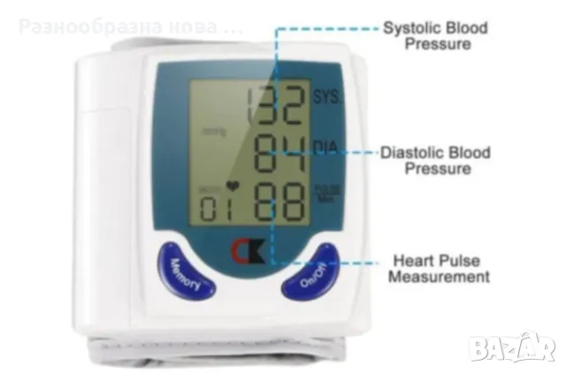 Ръчен автоматичен апарат за кръвно, снимка 8 - Други стоки за дома - 48678607