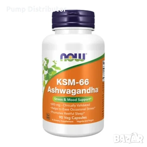 NOW Foods KSM-66 Ashwagandha® 600 mg