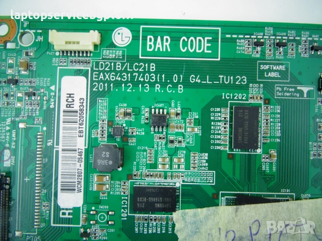 MainBoard Дънна платка донор за части TV LG LD21B/LC21B EAX64317403(1.0) NO PICTURE, снимка 2 - Части и Платки - 52679895