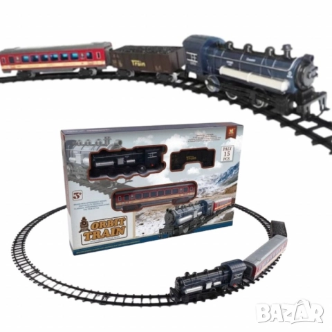 Електрическо детско влакче Orbit Train - 15 части, снимка 3 - Коли, камиони, мотори, писти - 52038095
