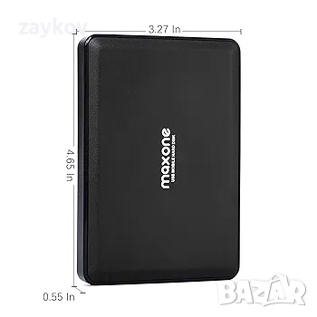 Maxone 500GB преносим външен твърд диск, снимка 3 - Твърди дискове - 51759616