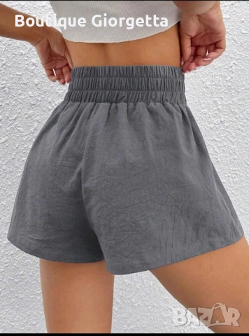 Къс панталон с висока талия, снимка 2 - Къси панталони и бермуди - 51288654