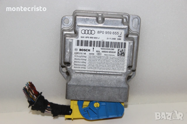 Централа airbag Audi A3 8P (2003-2012г.) 8P0959655J / 8P0 959 655 J