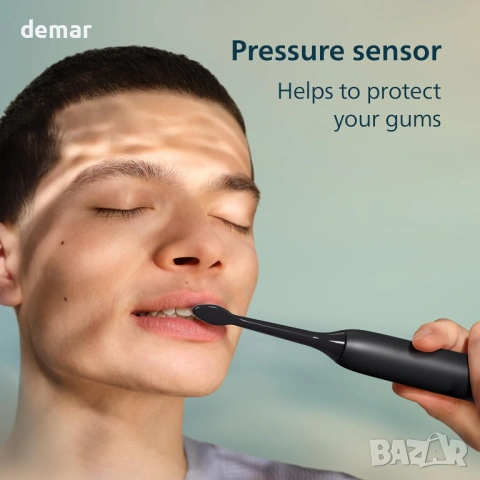 Електрическа четка за зъби Philips Sonicare серия 4000,черна,HX4044/52, снимка 4 - Други - 53706191