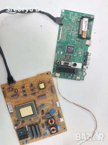 Части от телевизор Telefunken T40FX275DLBP със счупен екран Main board 17MB82S/Захранване 190814R4