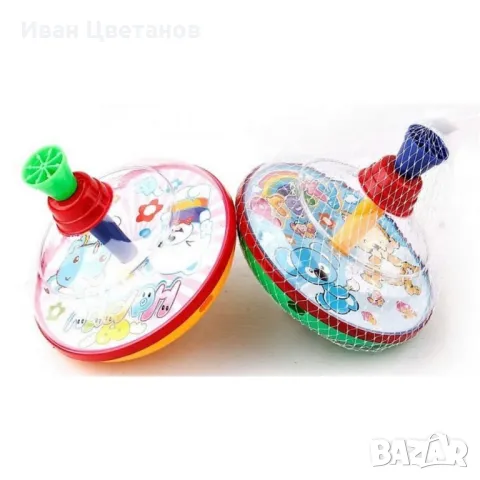 Многоцветен пумпал с картинка, снимка 2 - Други - 48912197