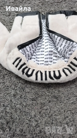 Miu Miu ново късо пухено палто яке, снимка 5 - Якета - 52308812