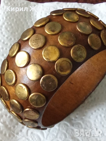 Ретро дървена гривна 45849, снимка 5 - Гривни - 53742172