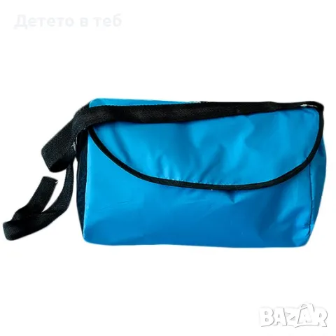 Чанта за бебешка количка с промазка светло синя, снимка 1