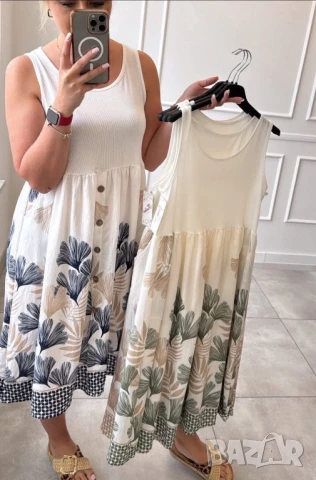 рокли от вискоза , снимка 2 - Рокли - 50875542