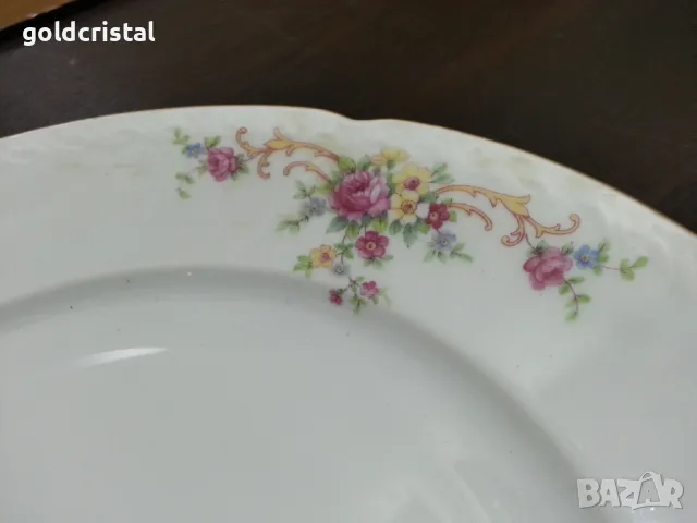 Антикварен порцелан плато , снимка 2 - Антикварни и старинни предмети - 44343871