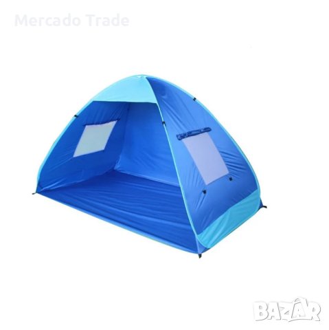 Сенник за плаж Mercado Trade, Плажна палатка, Син , снимка 1 - Палатки - 41385963