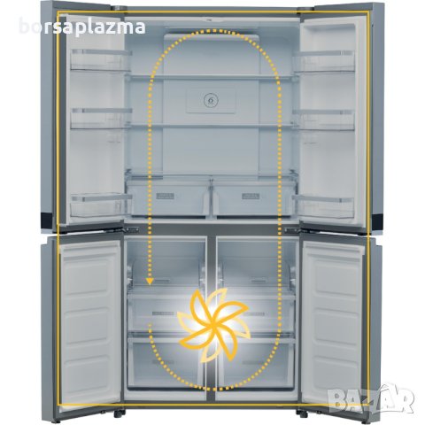 Хладилник Side by side Whirlpool WQ9U22L, 591 л, Клас E, Total No Frost, 6th Sense Fresh Lock, Flexi, снимка 2 - Хладилници - 40650940