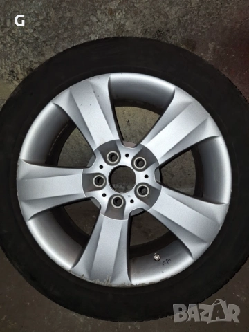 18 Алуминиеви, лети джанти с гуми, оригинални за BMW X3, X5, 18" цола,, снимка 2 - Гуми и джанти - 52612360