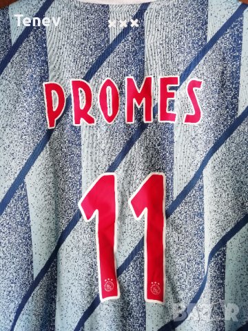 Ajax Quincy Promes Adidas Champions League оригинална рядка тениска фланелка Аякс Промес , снимка 3 - Тениски - 38818874