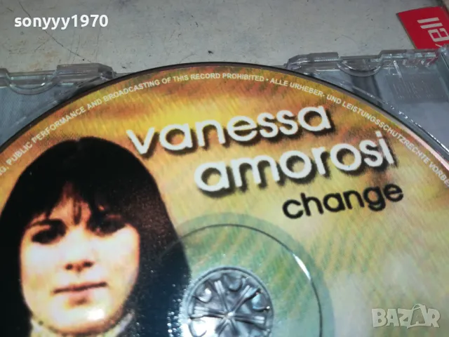VANESSA AMOROSI CD 2304251531, снимка 4 - CD дискове - 50006007