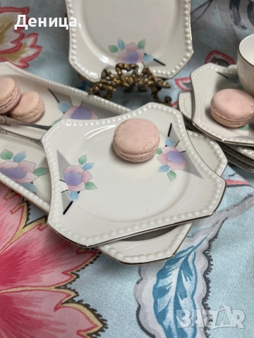 И отново Изида за десерт💗 Релефен перлен наниз и цветна декорация , снимка 2 - Сервизи - 52162256