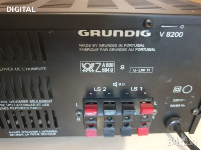 Усилвател GRUNDIG V8200, снимка 5 - Ресийвъри, усилватели, смесителни пултове - 56023464