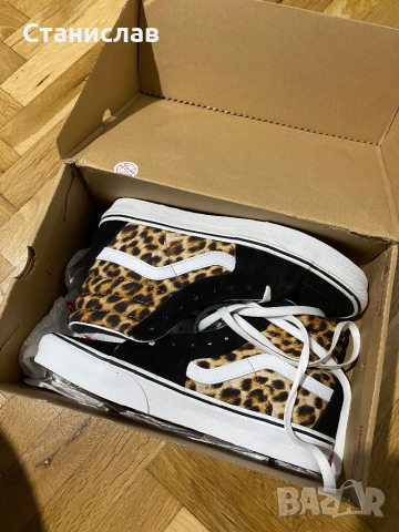vans sk8-hi leopard, снимка 2 - Кецове - 44736736