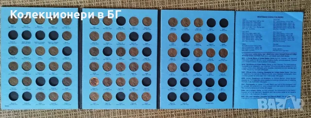 АЛБУМ С МОНЕТИ 1 ЦЕНТ-САЩ  "LINCOLN CENT 1941-1974" /виж описанието/, снимка 3 - Нумизматика и бонистика - 55902100