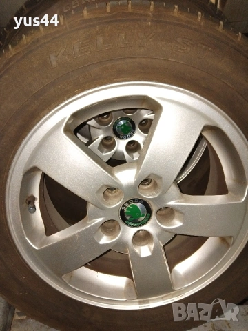 Алуминиеви джанти и гуми 15 оригинални Шкода Октавия, снимка 9 - Гуми и джанти - 53215012