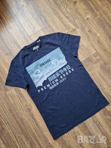 Страхотна мъжка тениска SUPERDRY размер S , снимка 2 - Тениски - 50757869