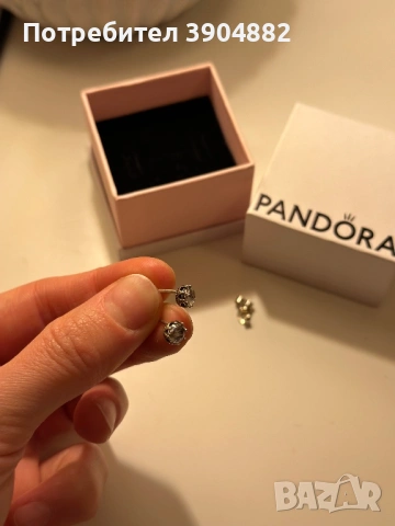 Обеци Пандора, снимка 4 - Обеци - 53339534