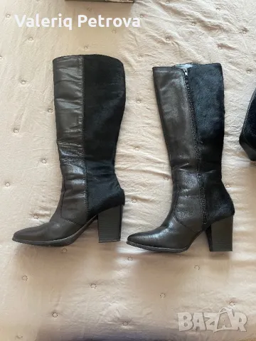 Ботуши с естествен косъм от пони, снимка 3 - Дамски ботуши - 47734651