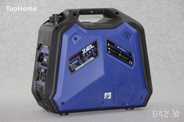  Инверторен генератор за ток ZIEL 2.5kW ZL2650L - Монофазен , снимка 2 - Генератори - 41139730
