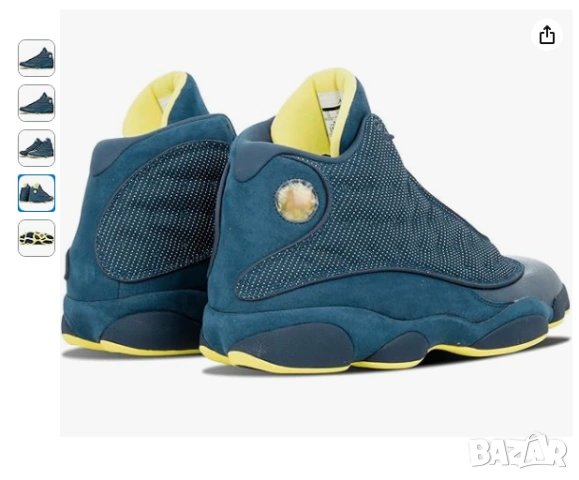 оригинални маратонки Air Jordan 13 Retro Squadron Blue номер 43, снимка 6 - Маратонки - 53088978
