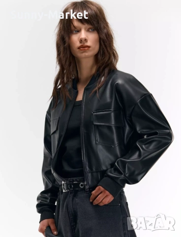 Дамско кожено яке от изкуствена кожа