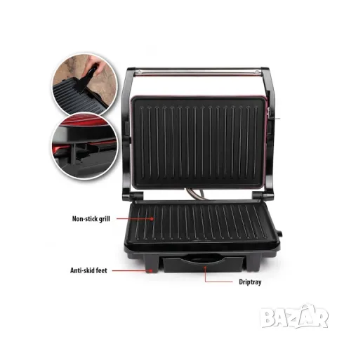 Грил тостер Alpina 1000w, снимка 2 - Тостери - 47569125