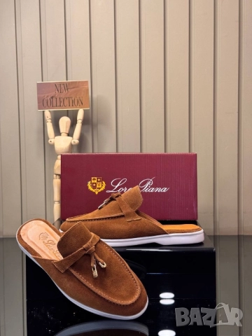 мокасини/ чехли  от естествен велур loro piana , снимка 8 - Дамски ежедневни обувки - 51641820