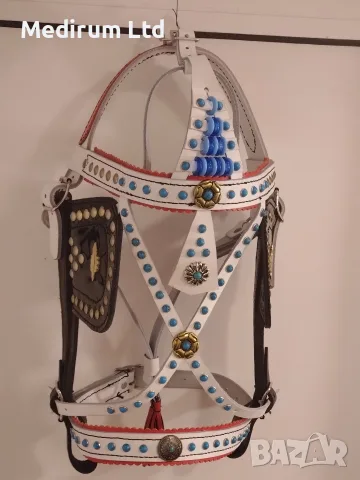 Юздечка, кантарма, башлък, конска амуниция, сарач, снимка 3 - Коне - 55931220