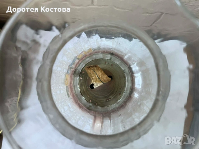 Красива керамична лампа от Англия, снимка 9 - Антикварни и старинни предмети - 53821273