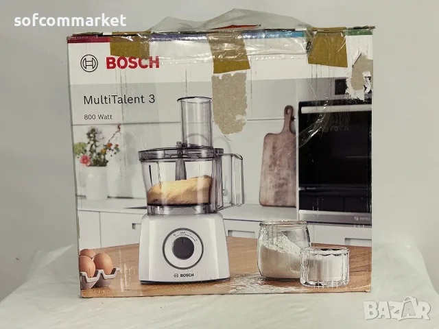 Кухненски робот Bosch MCM3100W MultiTalent 3 + екстра приставки , снимка 9 - Кухненски роботи - 55816390