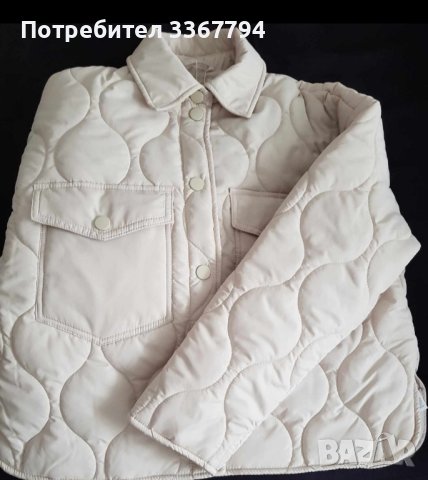 Ново късо бежово яке, снимка 4 - Якета - 42540387