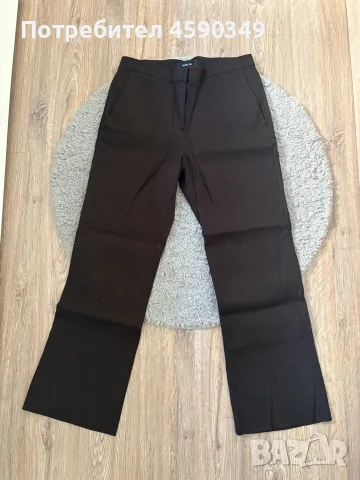 Дамски черен панталон Massimo Dutti