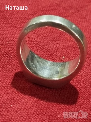 Мъжки сребърен пръстен със звезда на Давид , снимка 3 - Пръстени - 41937797