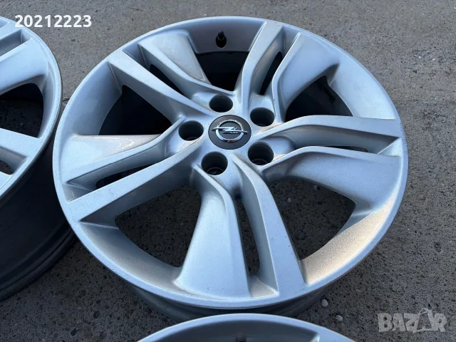 4 броя алуминиеви джанти за Opel Astra H,Opel Zafira B,Opel Meriva B 17, снимка 9 - Гуми и джанти - 56159879