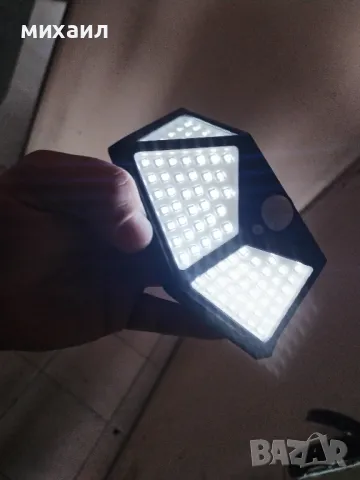 LED ЛАМПА СЪС СЕНЗОР ЗА ДВИЖЕНИЕ , снимка 2 - Соларни лампи - 47977150